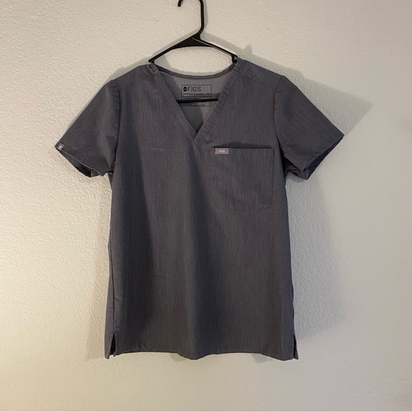 Figs Graphite XS Catarina Scrub Top & XS Zamora High-Waisted Jogger - Picture 4 of 7